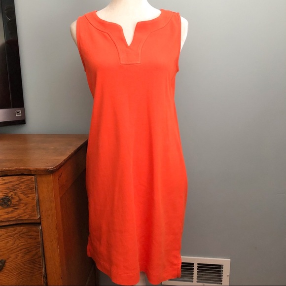 Talbots Dresses & Skirts - Talbots orange cotton dress